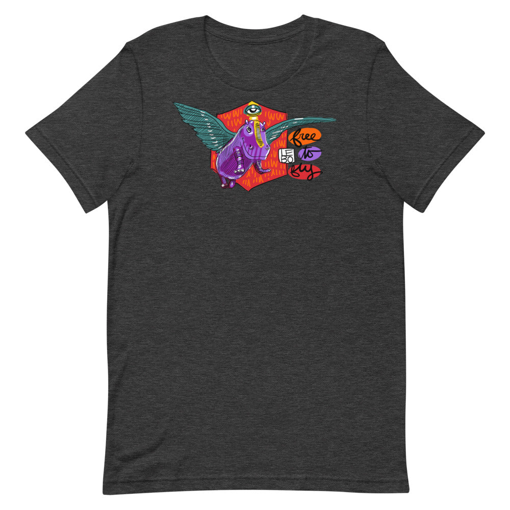 Free to Fly - Lebo Unisex Short Sleeve T-Shirt